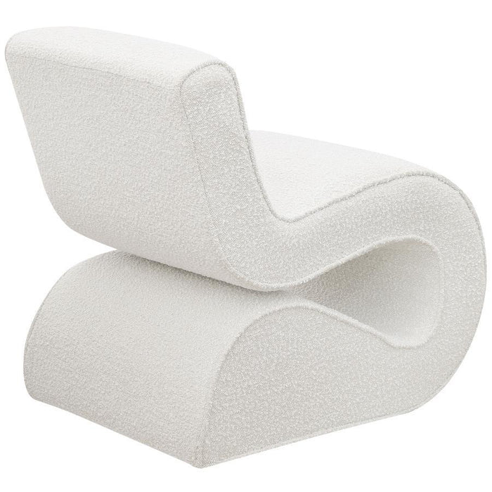 Ronea - Boucle Upholstered Armless Curved Accent Chair