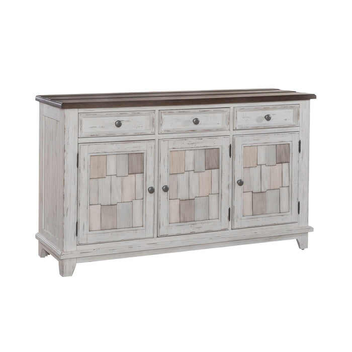 River Place - Accent Server - White