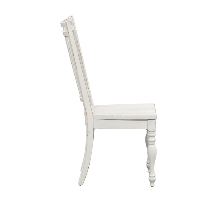 Magnolia Manor - Spindle Back Side Chair - White
