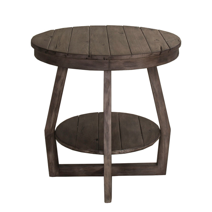 Hayden Way - End Table - Washed Gray