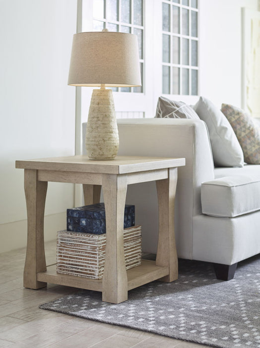 Milano by Rachael Ray - Leg End Table - Sandstone