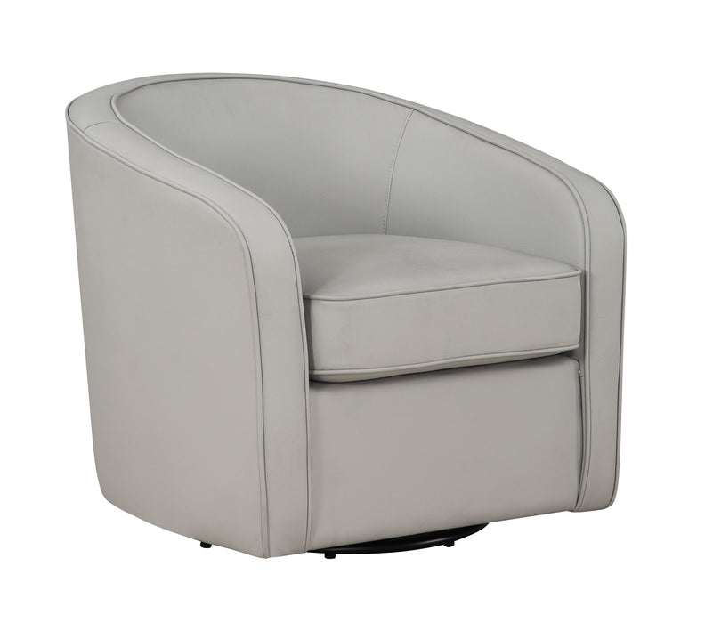 Collingswood - Swivel Accent Chair - Light Gray
