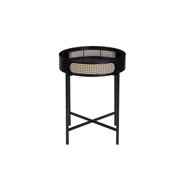 Colson - End Table - Black Finish - 24"