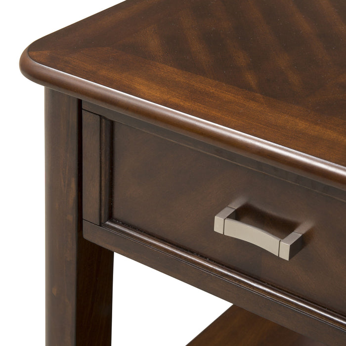Wallace - End Table - Dark Brown