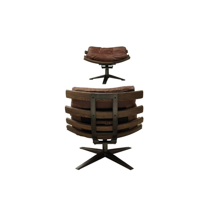Gandy - 2Pc Pk Chair & Ottoman