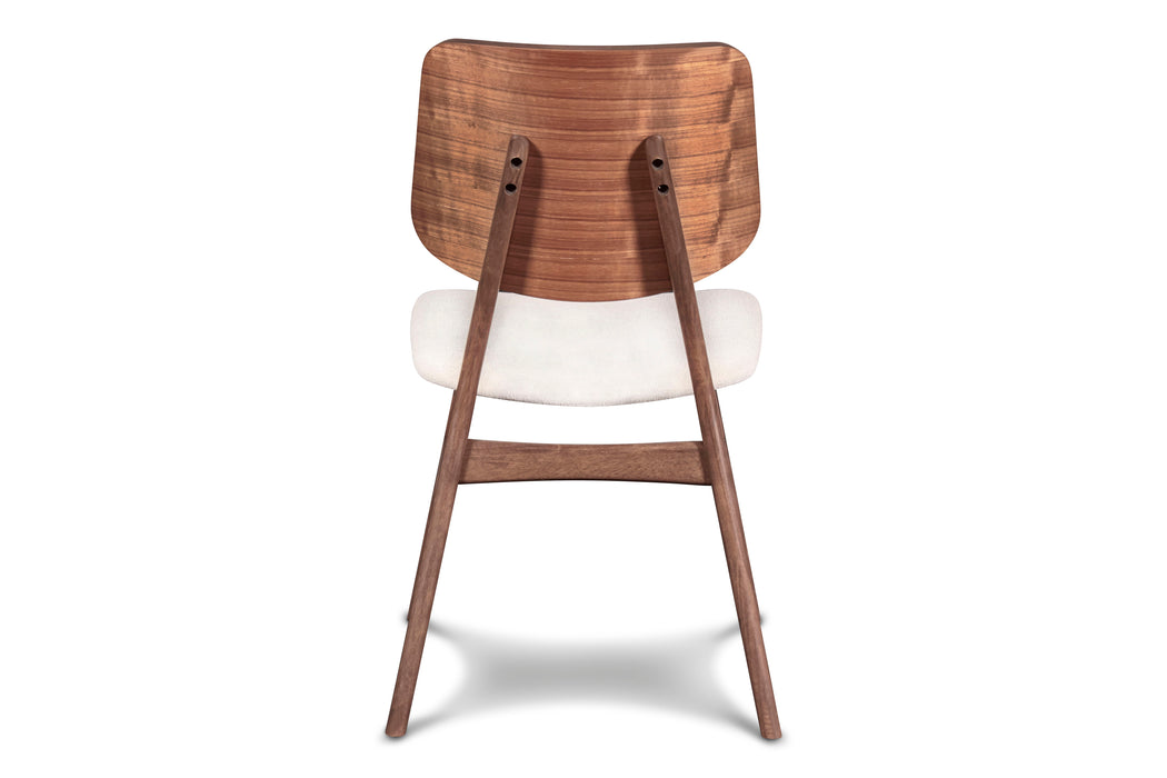 Oscar - Wood Back Chair (Set of 2) - Walnut